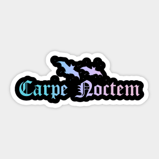 Carpe Noctem Pastel Sticker